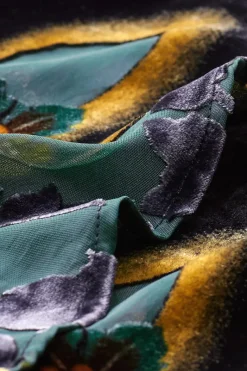 Soft Surroundings Toppers|Aaliyah Floral Velvet Topper SecretGardenBurnout