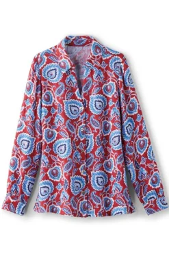 Soft Surroundings Tops|Addison Gauze Big Shirt