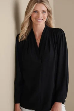Soft Surroundings Tops|Akira Blouse