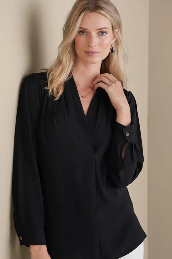 Soft Surroundings Tops|Akira Blouse