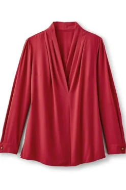 Soft Surroundings Tops|Akira Blouse