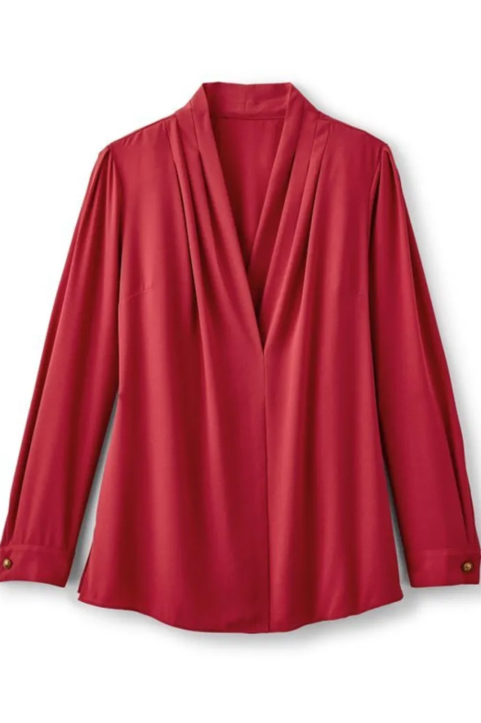 Soft Surroundings Tops|Akira Blouse