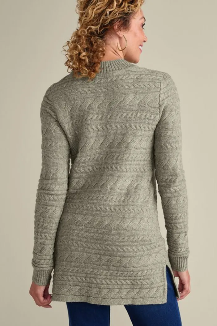 Soft Surroundings Tops|Sweaters & Cardigans|Alena Cable Sweater Tunic