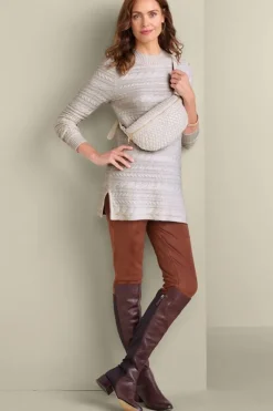 Soft Surroundings Tops|Sweaters & Cardigans|Alena Cable Sweater Tunic