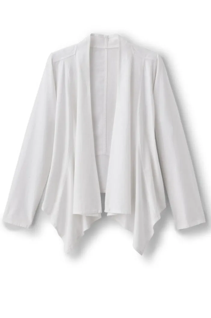 Soft Surroundings Tops|Toppers|Alicante Linen Blend Topper Black