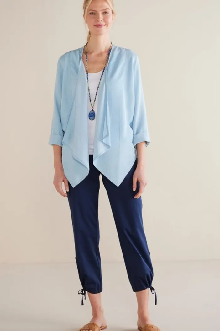 Soft Surroundings Toppers|Jackets & Coats|Alicante Tencel™ Topper LightChambray