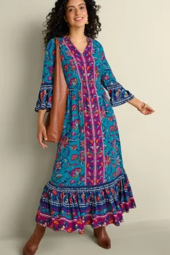 Soft Surroundings Dresses|Allene Maxi Dress SophiaFloral&Border
