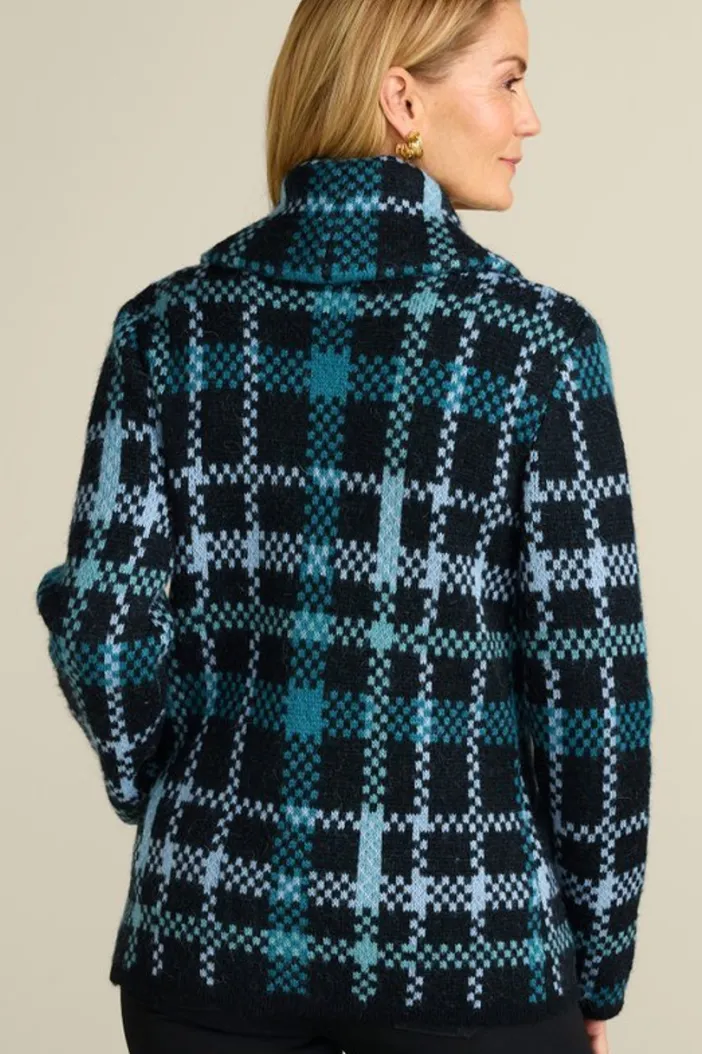Soft Surroundings Tops|Sweaters & Cardigans|Alpine Plaid Sweater Coat NaturallyFallPlaid