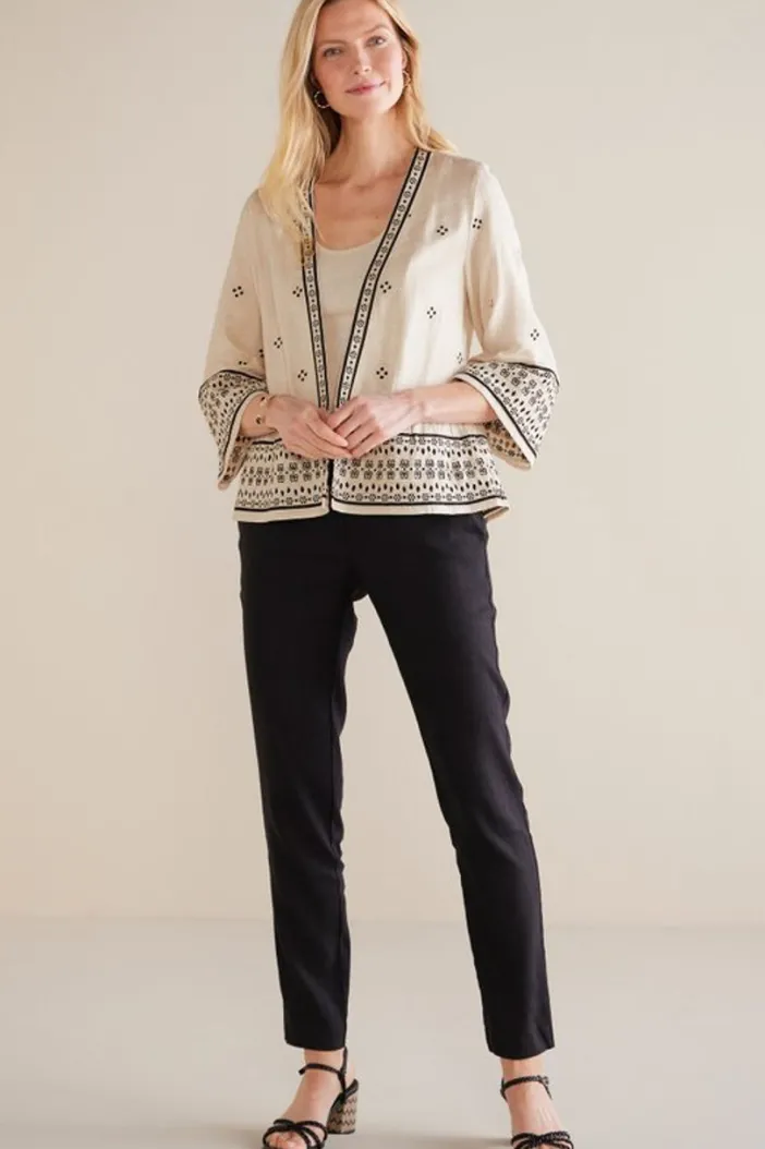 Soft Surroundings Toppers|Jackets & Coats|Amantea Jacket Moonbeam