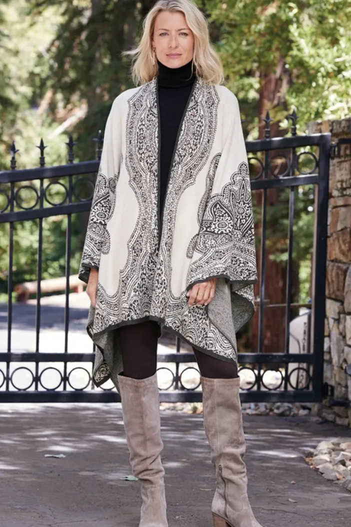 Soft Surroundings Scarves & Wraps|Amedeo Wrap Ecru