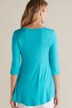 Soft Surroundings Tops|Amelia A-Line Tunic