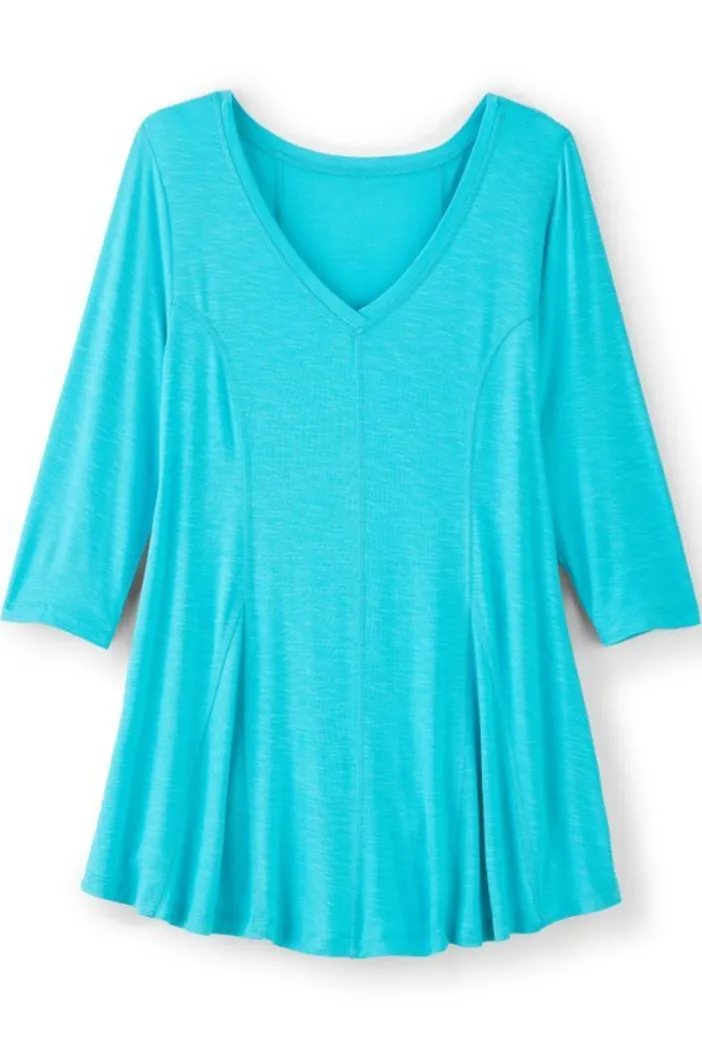 Soft Surroundings Tops|Amelia A-Line Tunic