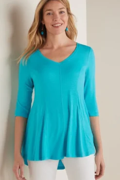 Soft Surroundings Tops|Amelia A-Line Tunic