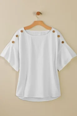 Soft Surroundings Tops|Andrea Linen Blend Pullover