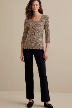 Soft Surroundings Tops|Anesha Top Leopard