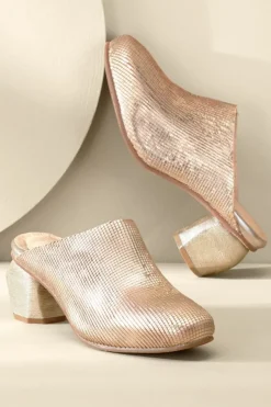Soft Surroundings Shoes|Antelope Peni Clog Gold