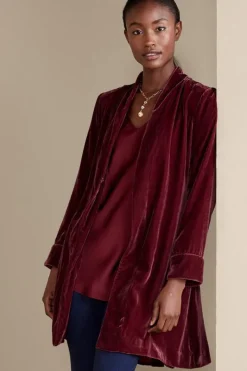 Soft Surroundings Jackets & Coats|Aria Velvet Jacket