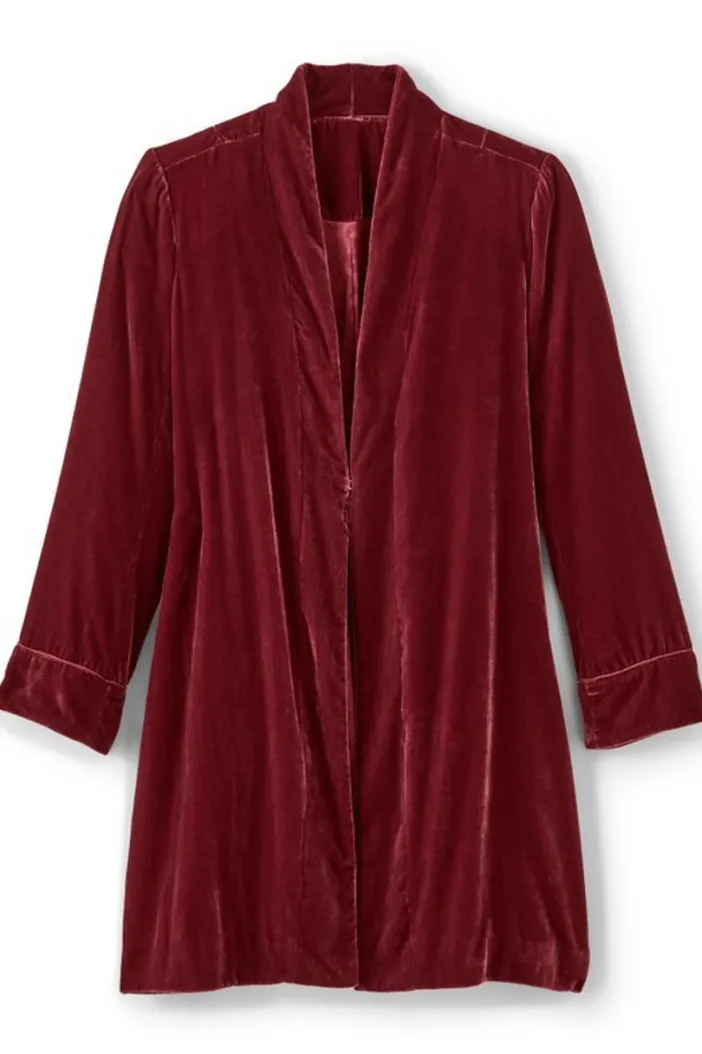 Soft Surroundings Jackets & Coats|Aria Velvet Jacket