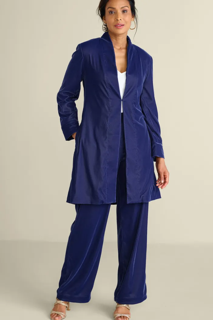 Soft Surroundings Jackets & Coats|Aria Velvet Jacket