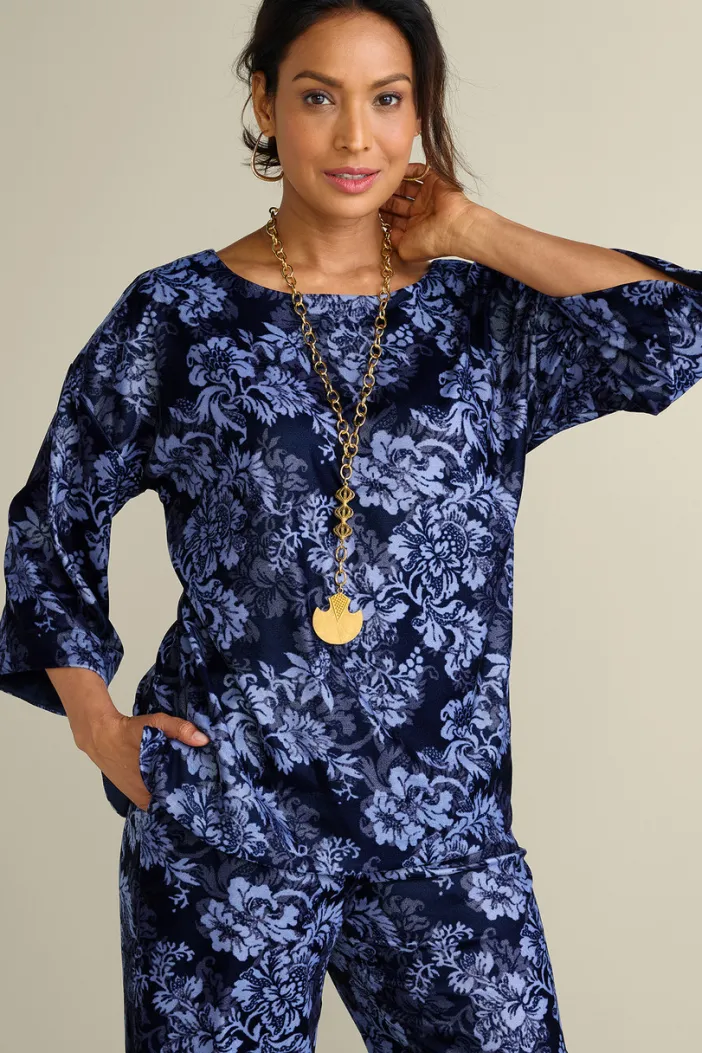 Soft Surroundings Tops|Aria Velvet Top
