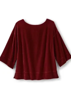 Soft Surroundings Tops|Aria Velvet Top