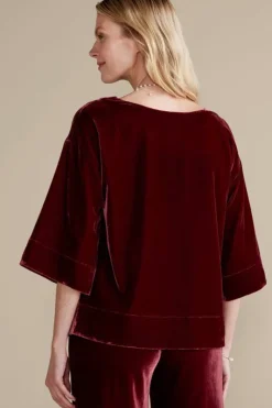 Soft Surroundings Tops|Aria Velvet Top