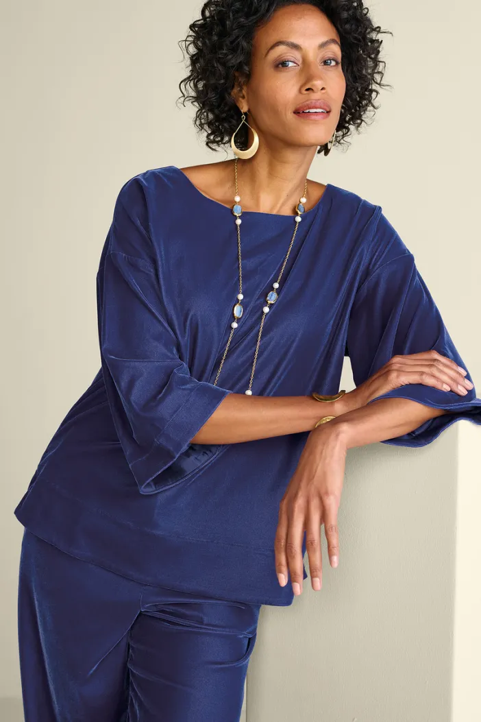 Soft Surroundings Tops|Aria Velvet Top