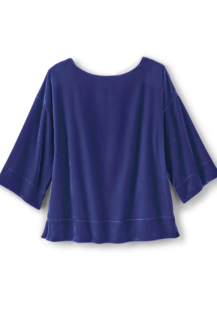 Soft Surroundings Tops|Aria Velvet Top