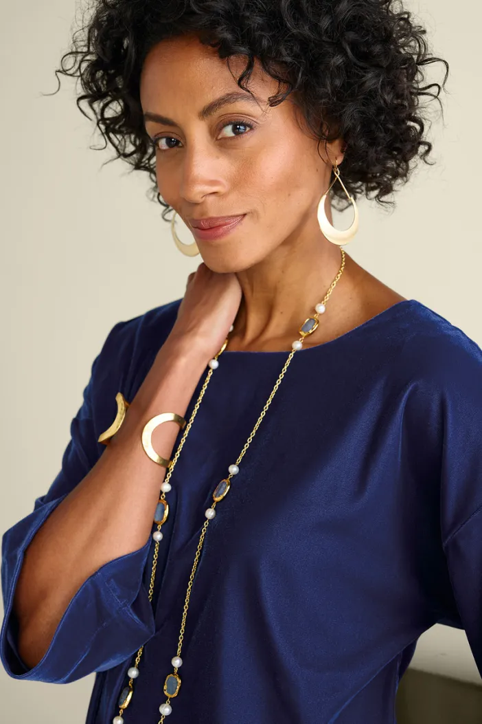 Soft Surroundings Tops|Aria Velvet Top