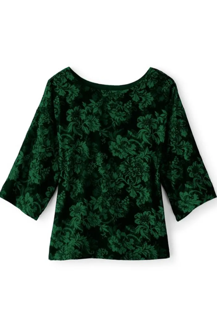 Soft Surroundings Tops|Aria Velvet Top