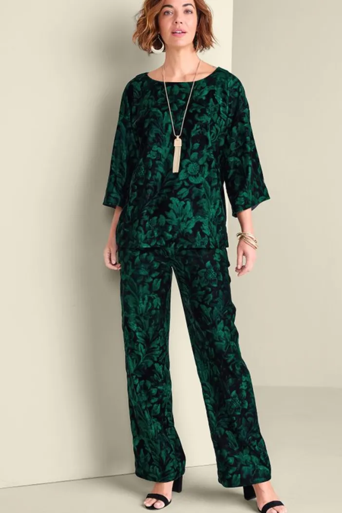 Soft Surroundings Tops|Aria Velvet Top