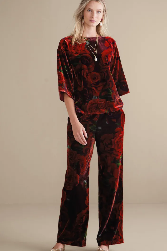 Soft Surroundings Tops|Aria Velvet Top