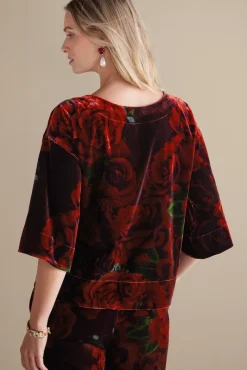 Soft Surroundings Tops|Aria Velvet Top