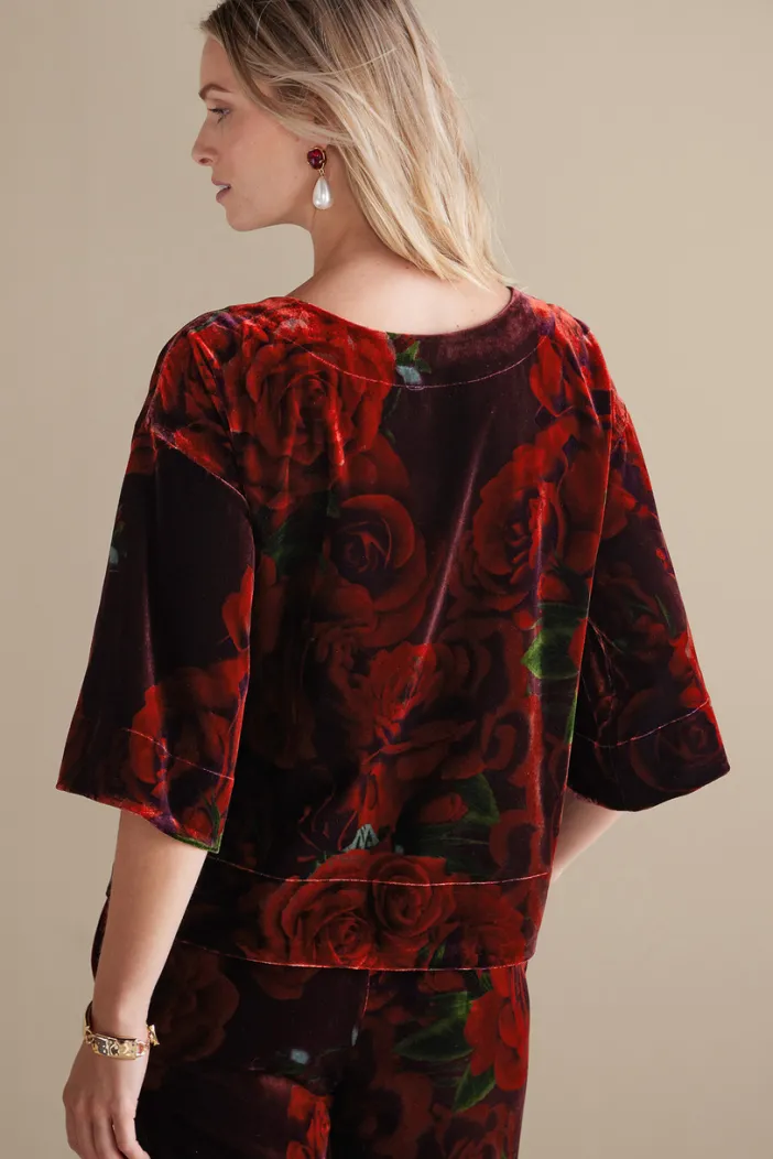 Soft Surroundings Tops|Aria Velvet Top