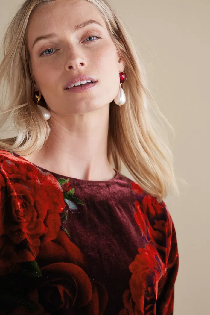 Soft Surroundings Tops|Aria Velvet Top