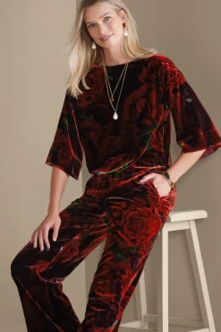 Soft Surroundings Tops|Aria Velvet Top