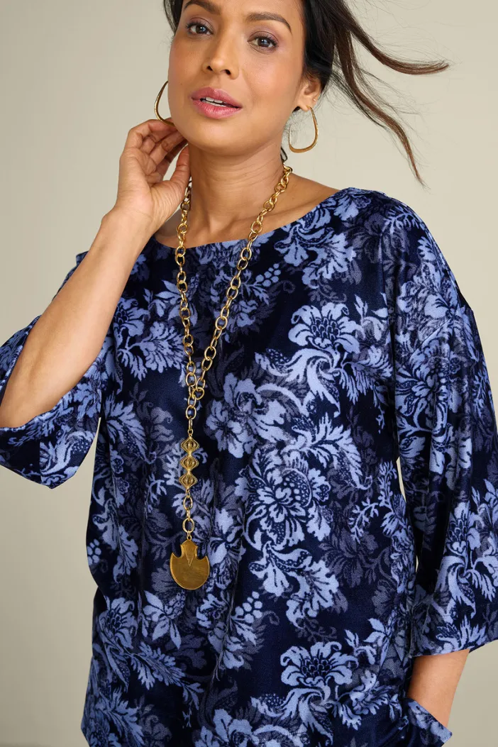 Soft Surroundings Tops|Aria Velvet Top