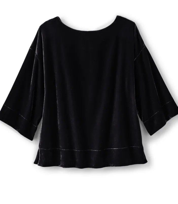 Soft Surroundings Tops|Aria Velvet Top