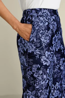 Soft Surroundings Pants|Aria Velvet Wide Leg Pants
