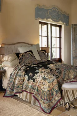 Soft Surroundings Bedding|Ariya Tapestry Coverlet Multi