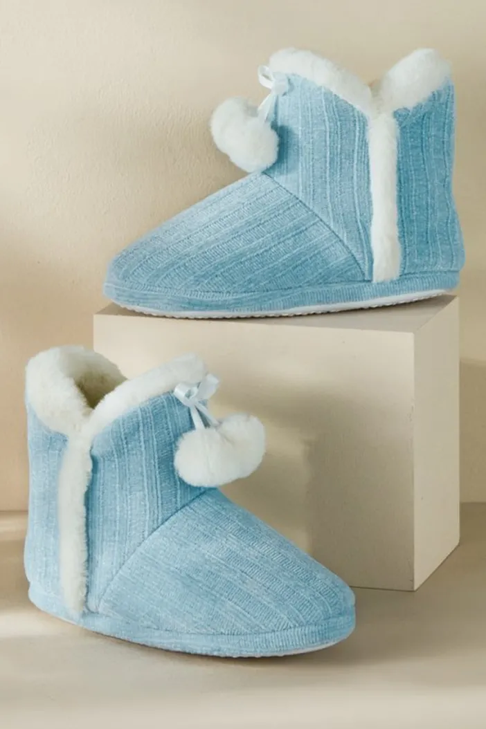 Soft Surroundings Shoes|Ashlyn Cabled Bootie Slippers
