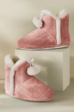 Soft Surroundings Shoes|Ashlyn Cabled Bootie Slippers