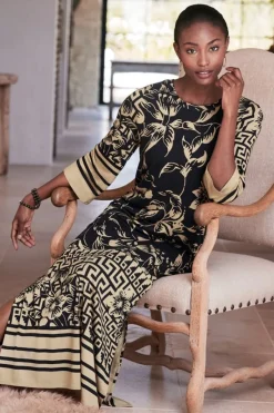 Soft Surroundings Dresses|Asteria Dress CoralFloral