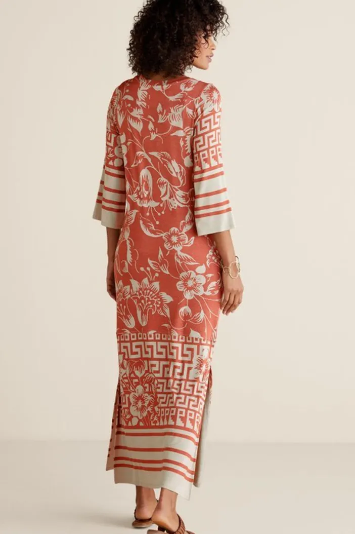 Soft Surroundings Dresses|Asteria Dress CoralFloral