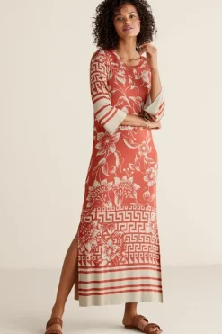 Soft Surroundings Dresses|Asteria Dress CoralFloral
