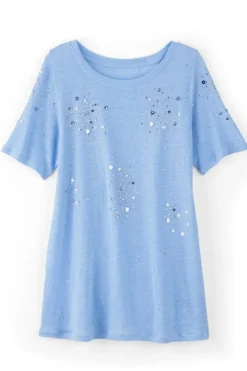 Soft Surroundings Tops|Astra Linen Tee