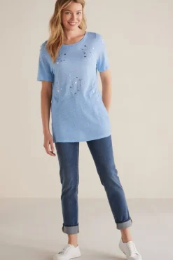 Soft Surroundings Tops|Astra Linen Tee