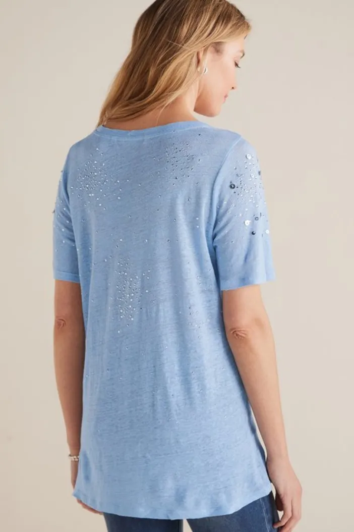 Soft Surroundings Tops|Astra Linen Tee
