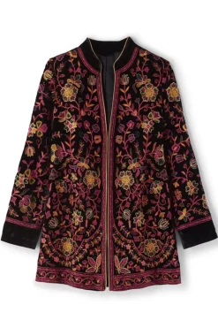 Soft Surroundings Jackets & Coats|Astrid Velvet Jacket Black