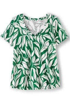Soft Surroundings Tops|Aubrey Linen Slub Tee